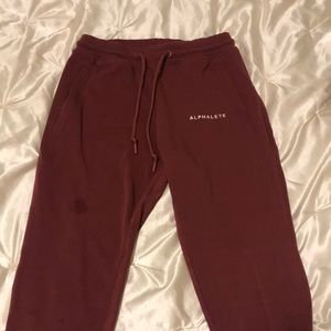 Alphalete Joggers Oxford Red Medium With stain